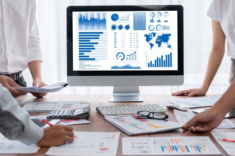 Business financial meeting